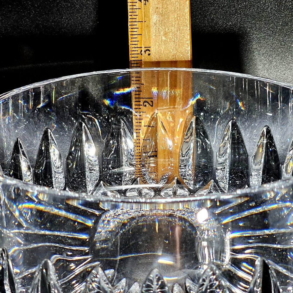 Gorham Althea Serving Bowl 6.25" lead crystal vtg luxury servingware 1980s - Picture 6 of 7